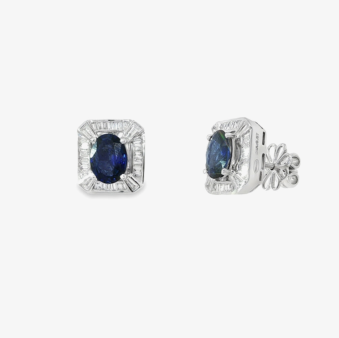 Pendientes Zafiro