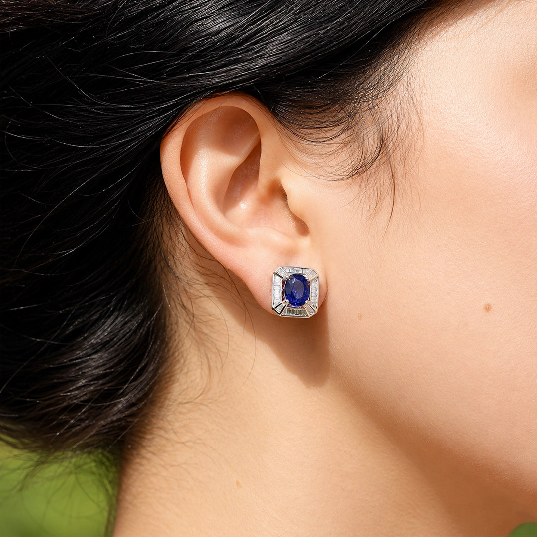 Pendientes Zafiro