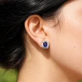 Pendientes Zafiro