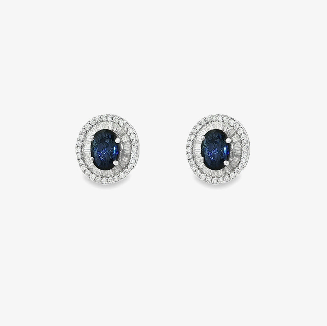 Pendientes Zafiro