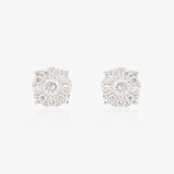 Diamond claw earrings