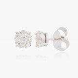 Diamond claw earrings