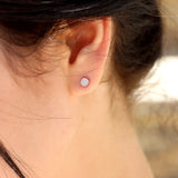 Diamond claw earrings