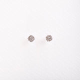 Diamond claw earrings