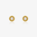 Pairs Gold Pressure Diamond Chaton Gallery 0.20 (2)