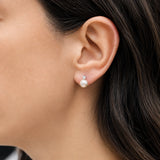 Pearl and Diamond Earrings