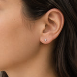 Diamond Stud Earrings 4 Prongs