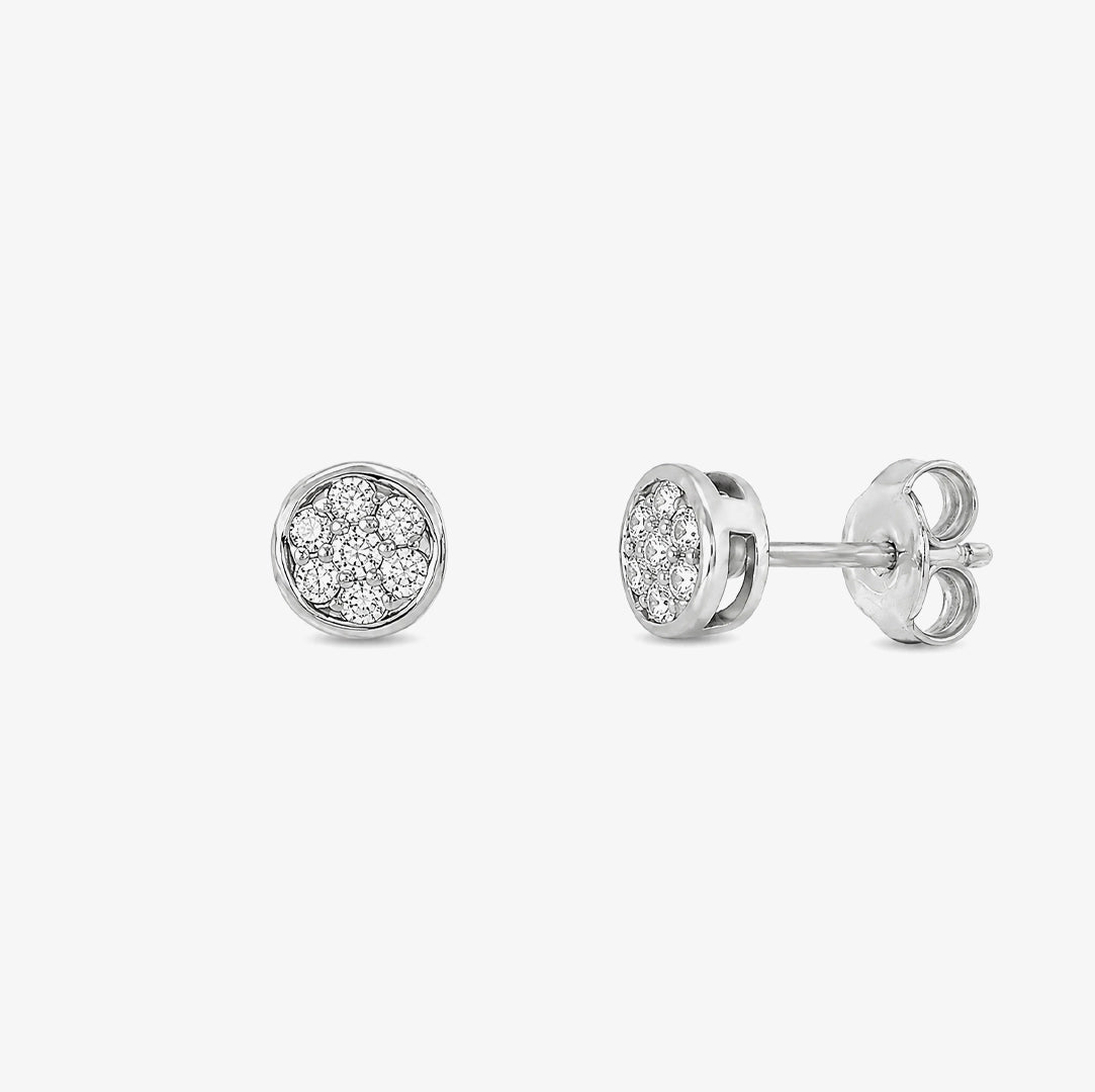 Pendientes Diamante Redondos