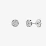 Round Diamond Earrings