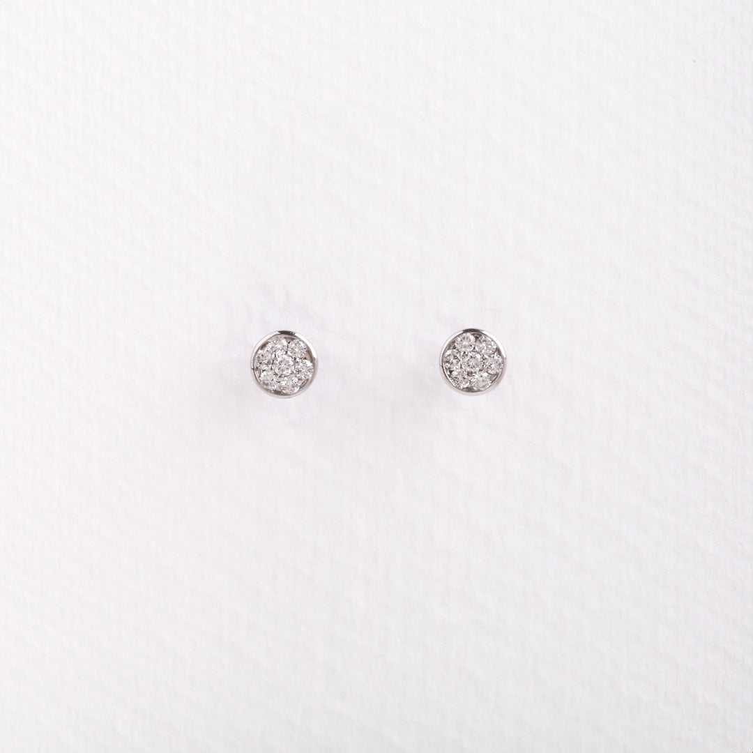 Round Diamond Earrings