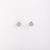 Round Diamond Earrings