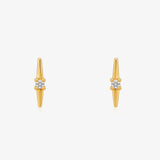 Central Diamond Earrings