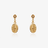 Pendientes V.Milagrosa con diamante