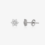 Pendientes Diamante Flor