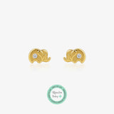 Pendientes Baby+ Elefante y circonitas