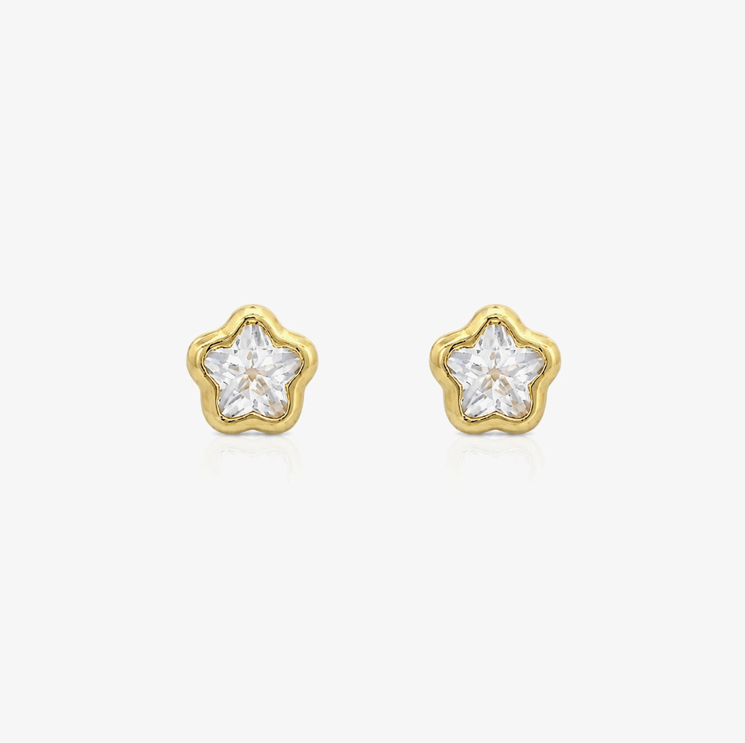 Pendientes Flor Boceladas