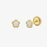 Pendientes Flor Boceladas