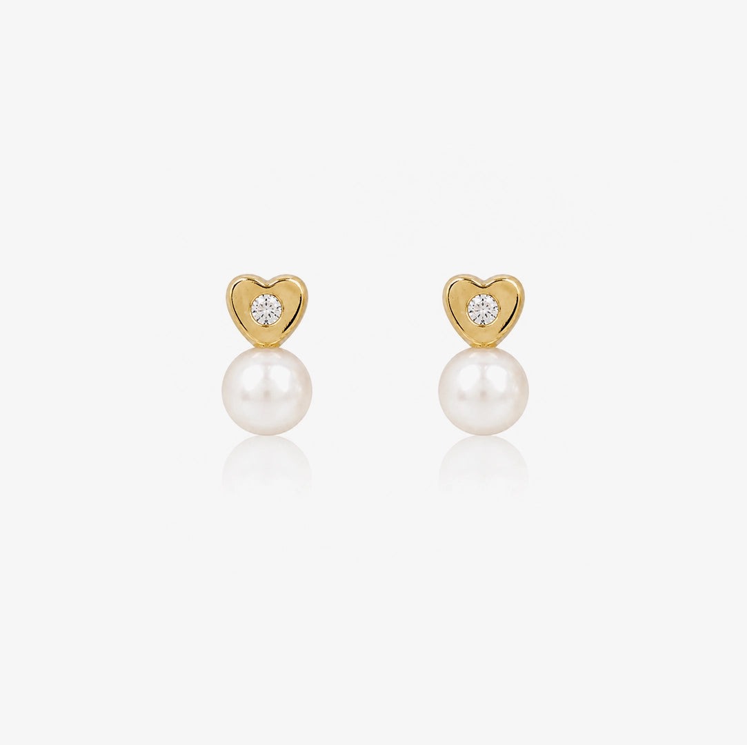 You and Me Heart Earrings