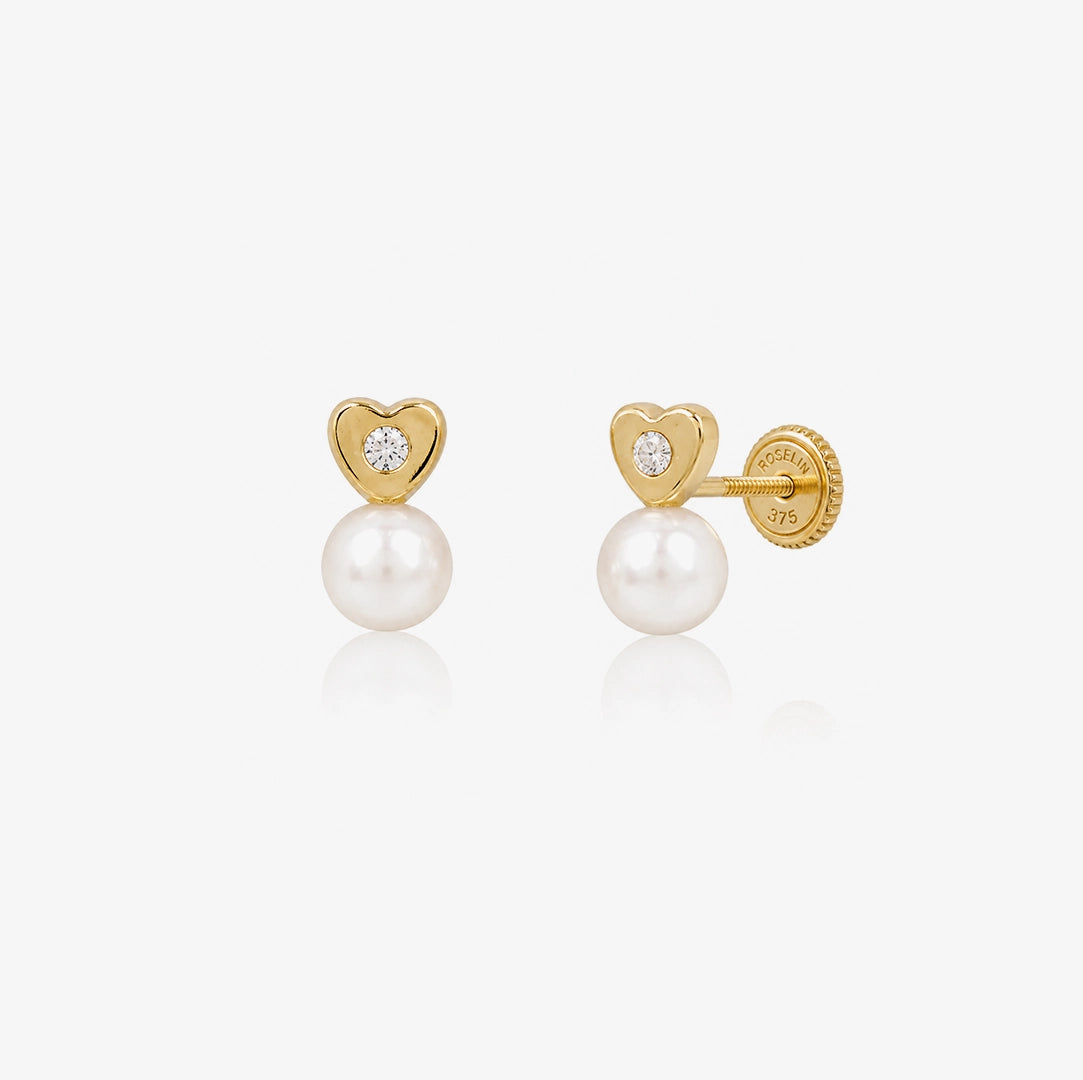 You and Me Heart Earrings