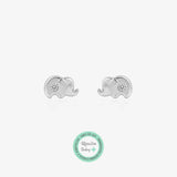 Pendientes Baby+ Elefante y circonitas