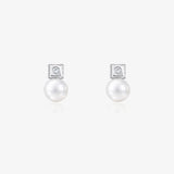You and Me Square Stud Earrings