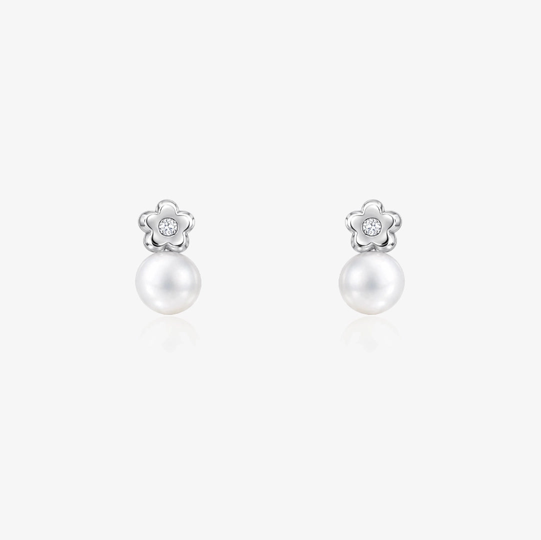 You and I flower earrings