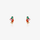 Quadruple color earrings