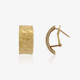 Pendientes Omega Tallados