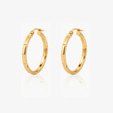 Striped flat hoops