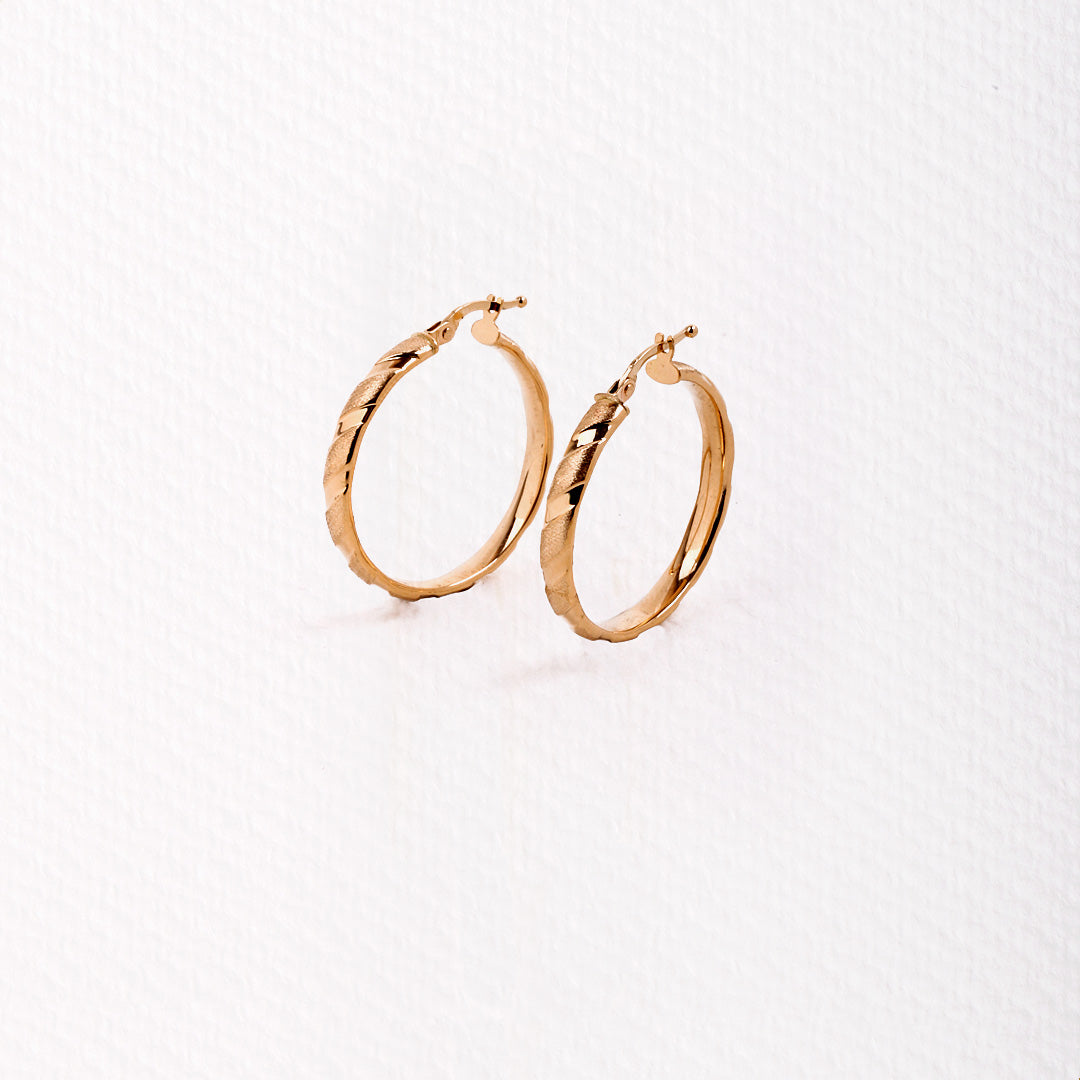 Satin hoops