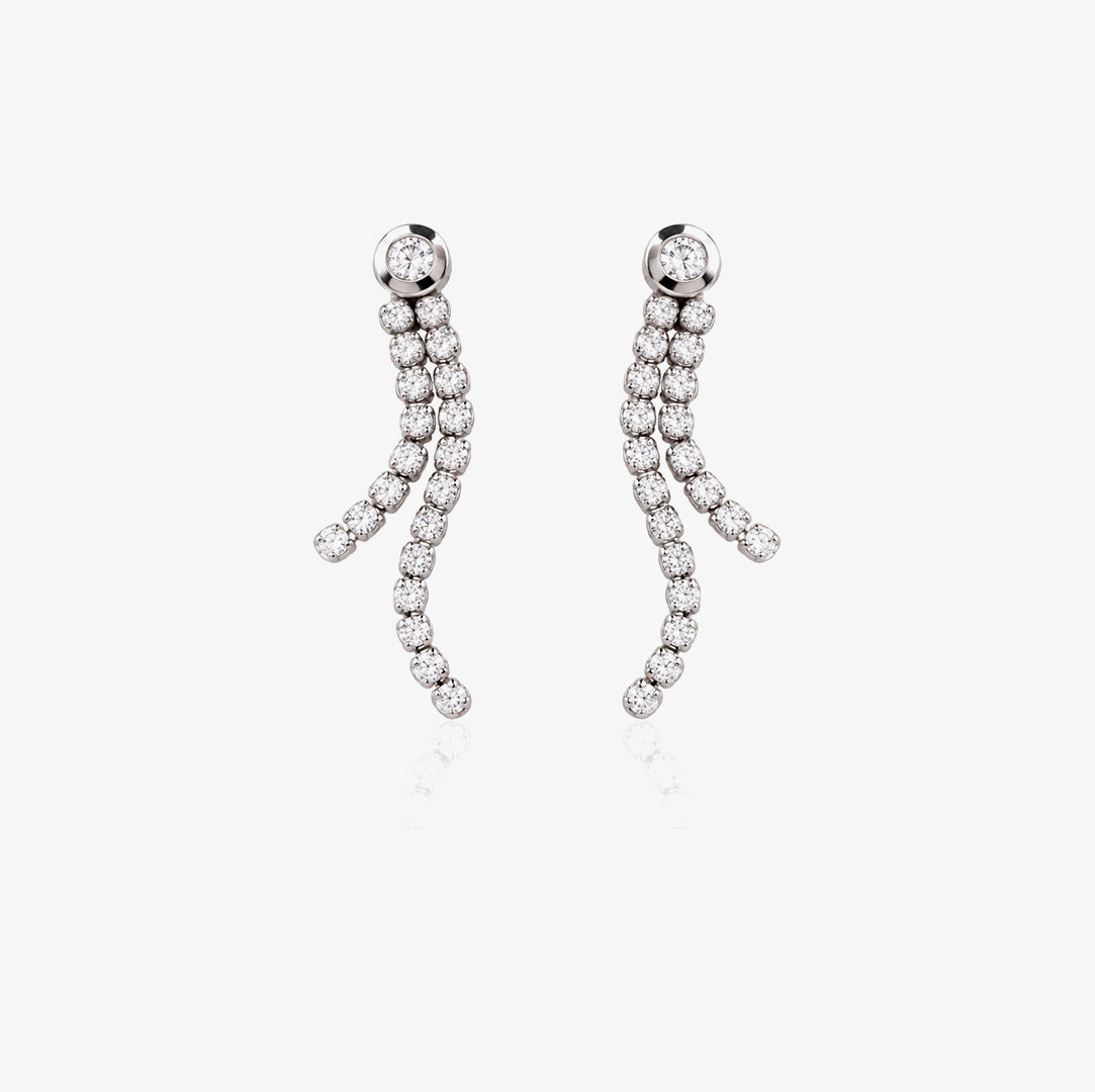 Long Stone Earrings