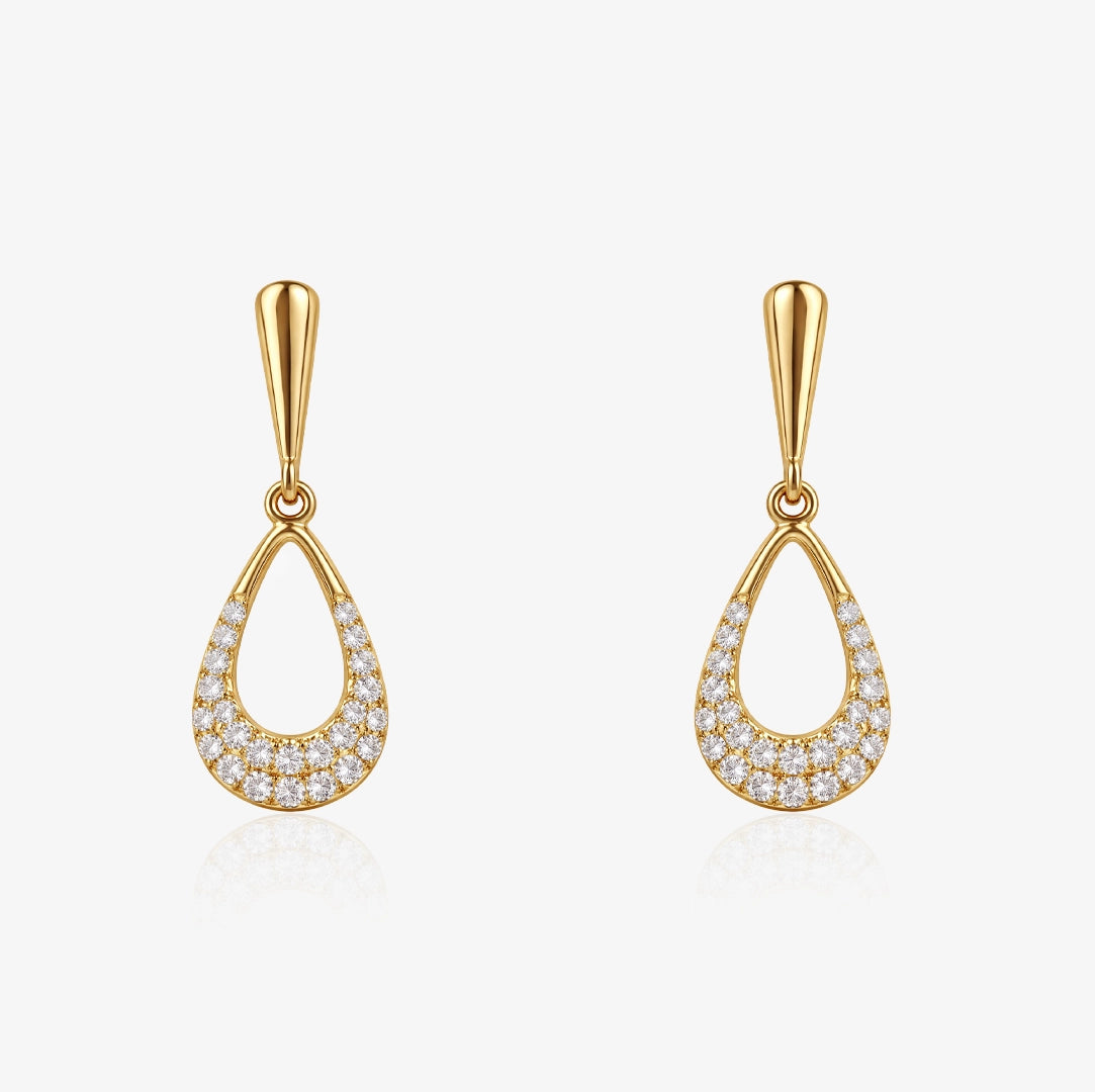 Long Teardrop Earrings