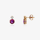 Pairs GOLD9 Pressure Stones Amethyst Semi You and Me