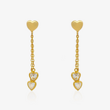 Pendientes Corazón Cadenas