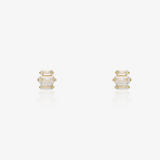 Pendientes Piedras Triple Garras
