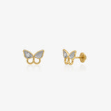 Pendientes Bicolor Mariposa