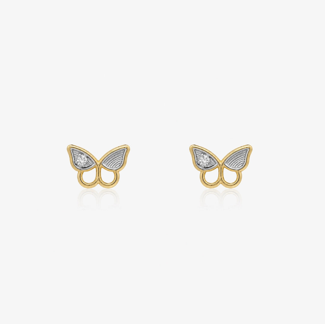 Pendientes Bicolor Mariposa