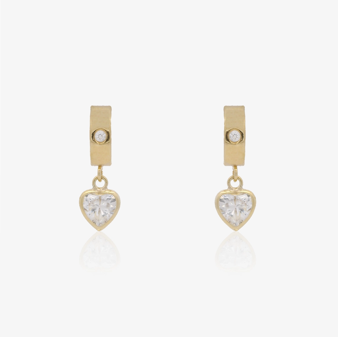 Pendientes Banda Corazón