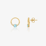 Pendientes Topacio Aro