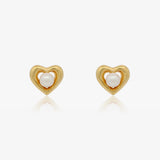 Pendientes Perlas Corazon