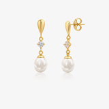 Long Pearl Earrings