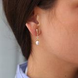 Pendientes largos Perlas