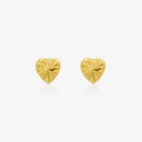 Chipped Heart Earrings