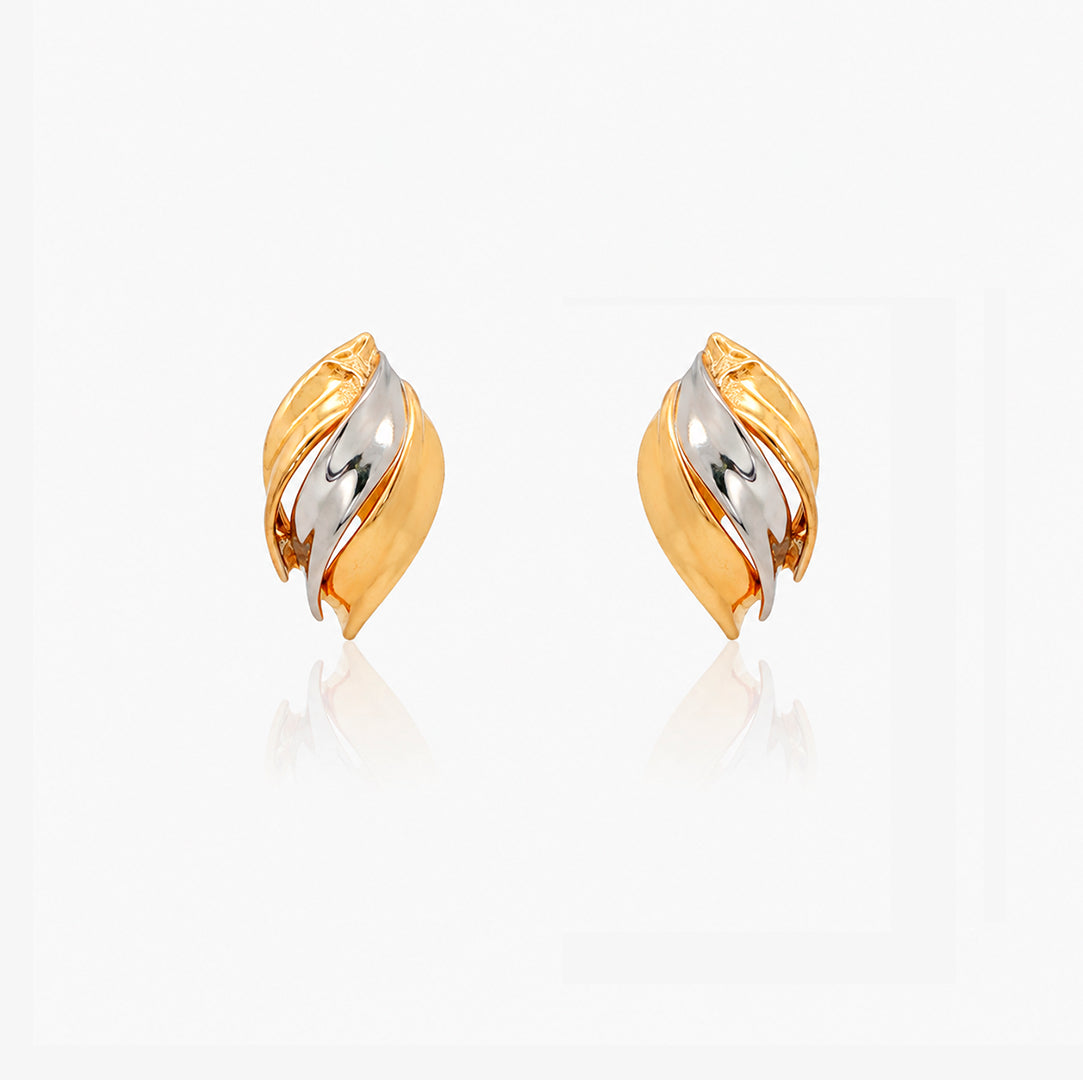 Bicolor Stripe Earrings