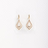 Openwork drop earrings