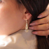 Pendientes Largos malla