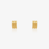 Pendientes Media Caña triple