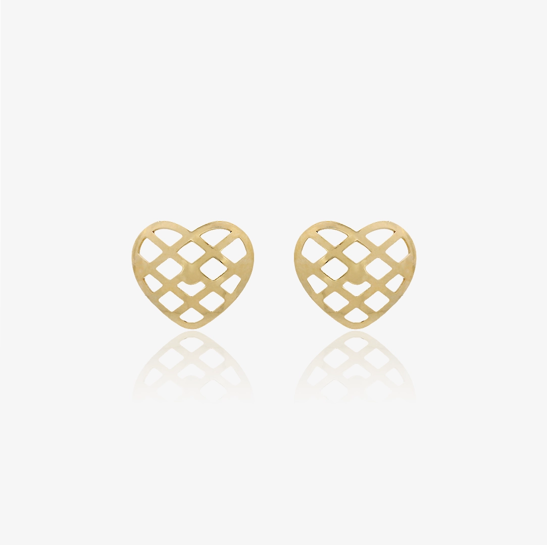 Pendientes Corazón Calado