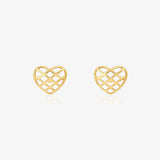 Openwork Heart Earrings