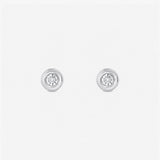 Chaton Diamond Earrings